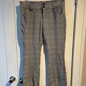 Torrid Black & White Plaid Premium Ponte Trouser